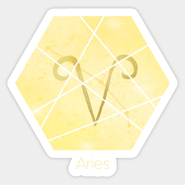 Aries zodiac sign Sticker by Home Cyn Home 